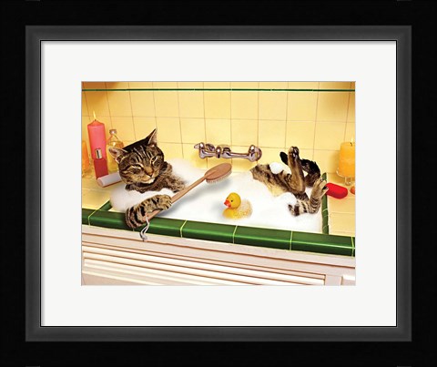 Framed Kitchen Spa Print