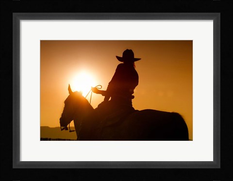 Framed Last Run Print