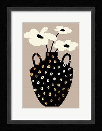 Framed Vase Floral II Print