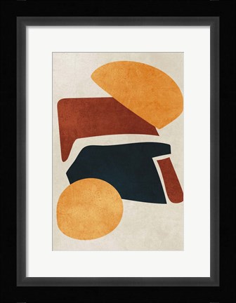 Framed Earth Tone Print