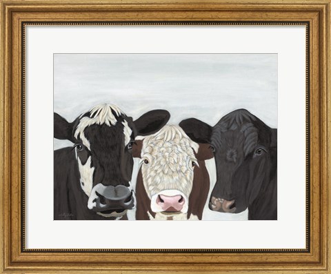 Framed Herd Meeting Print