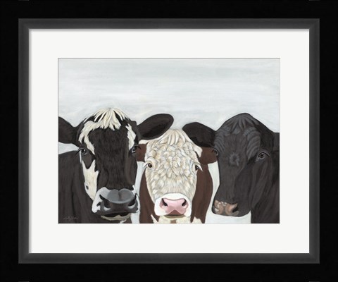 Framed Herd Meeting Print