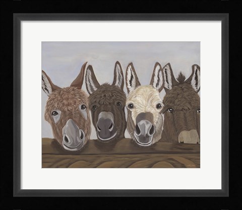 Framed Barnyard Buddies Print