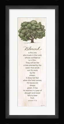 Framed Blessed Print