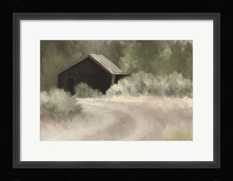 Framed Paint it Onyx Print