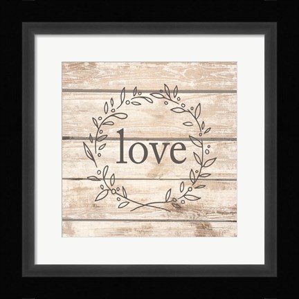 Framed Love Print