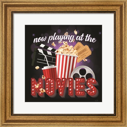 Framed Now Playing at the Movies Print