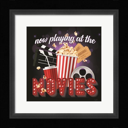 Framed Now Playing at the Movies Print
