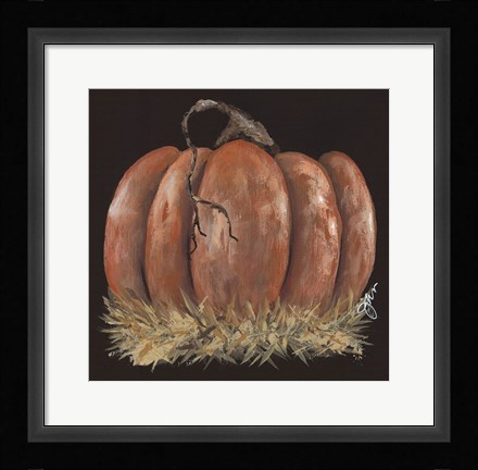 Framed Pumpkin Study Print