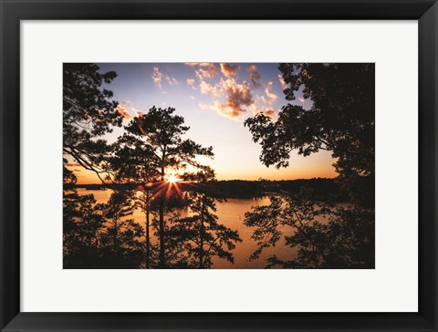 Framed Saluda Bluff Sunset Print