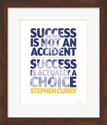 Framed Steph Curry - Success Print