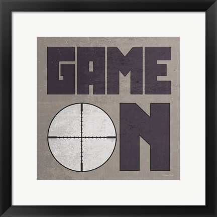 Framed Game On 2 Print