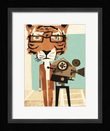 Framed Tiger Movie Director Print