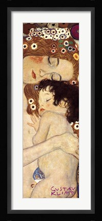 Framed Three Ages of Woman - Mother and Child, c.1905 (detail panel) Print