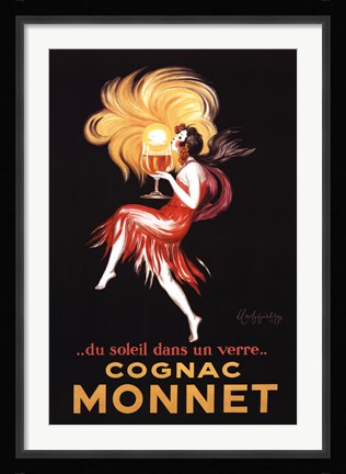 Framed Cognac Monnet Print
