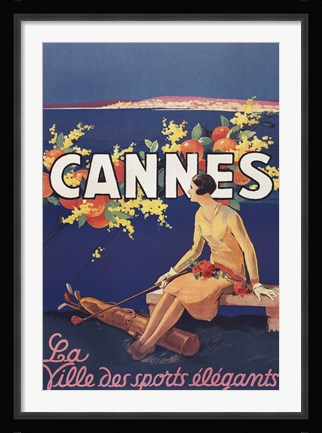 Framed Cannes Print