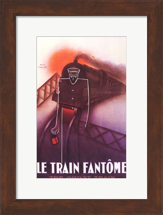 Framed Train Fantome Print