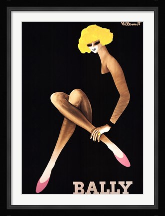 Framed Bally Print