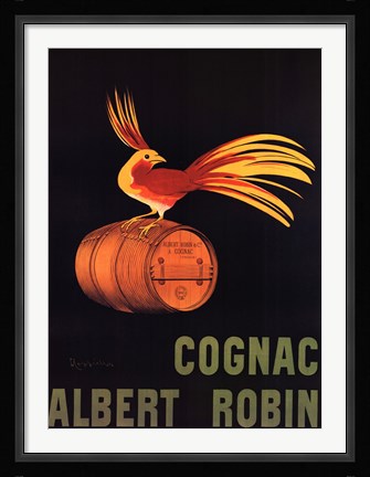 Framed Cognac Albert Robin Print