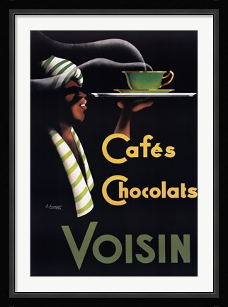 Framed Cafes Chocolats Print