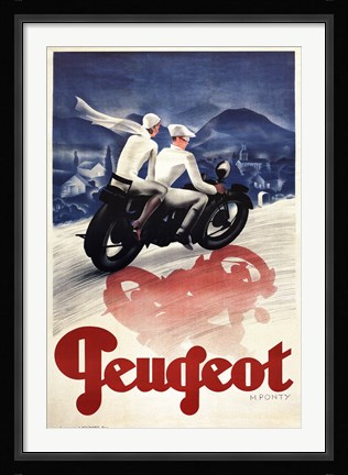 Framed Peugeot Print