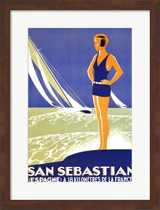 Framed San Sebastian Print