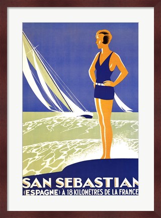 Framed San Sebastian Print