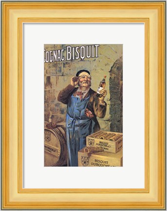 Framed Cognac Bisquit Print