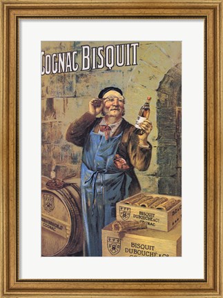 Framed Cognac Bisquit Print