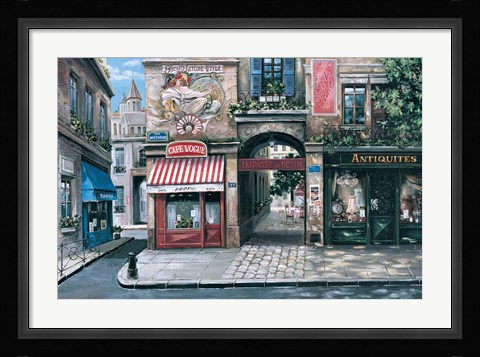 Framed Vogue Cafe Print