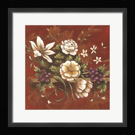 Framed Jaipur Blossoms II Print