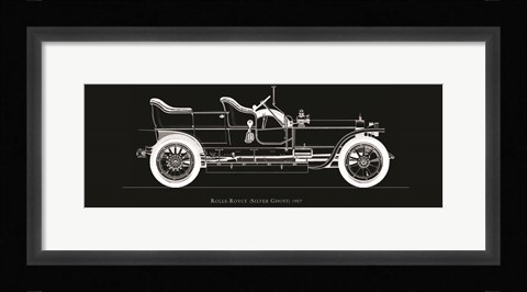 Framed Rolls Royce, 1907 Print