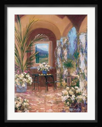 Framed Veranda I Print