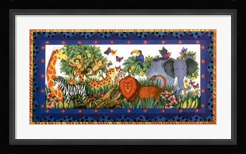 Framed Wild Kingdom Print