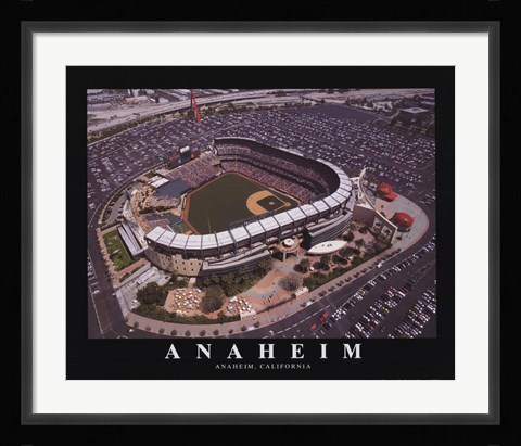 Framed Anaheim - Angel's Edison Field Print