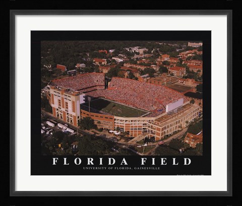 Framed Florida Field-U of Florida Print