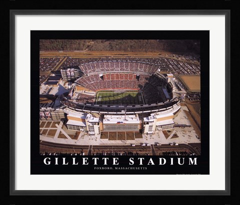 Framed Gillette Stadium - Ne Patriots Print