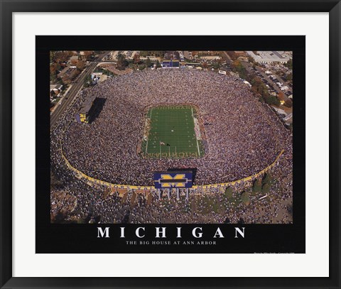 Framed Michigan Stadium - U of Michigan Print