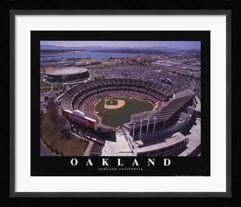 Framed Oakland A's - Oakland,Ca Print