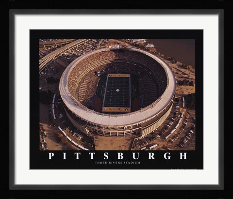 Framed Pittsburgh - Three Rivers Stadium Print
