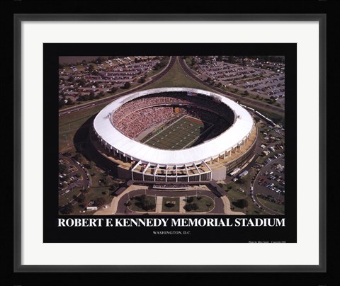 Framed RFK Memorial Stadium - Washington DC Print