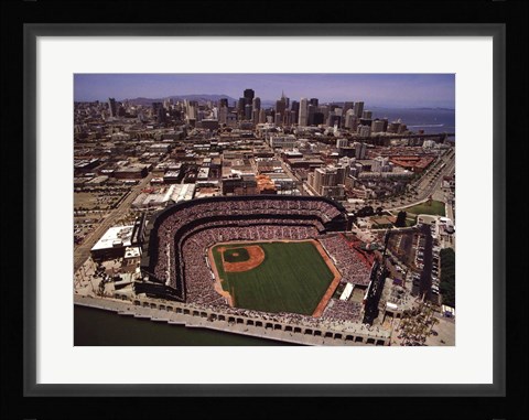 Framed Sf Ca - Pac Bell Ballpark Print