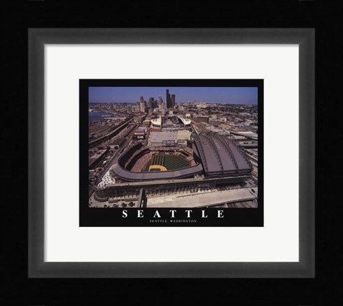 Framed Seattle - Safeco Field Print