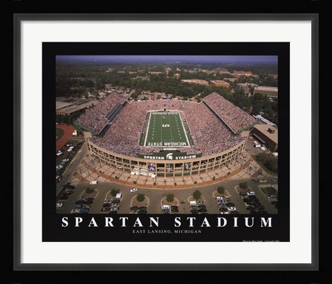 Framed Spartan Stadium - Michigan State Print