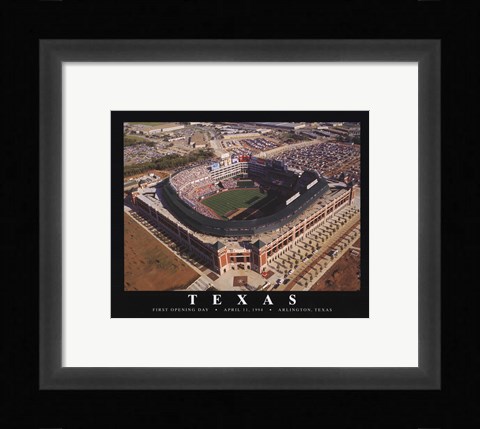 Framed Texas - Arlinton Print