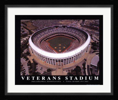 Framed Veterans Stadium - Philadelphia Phillies Print