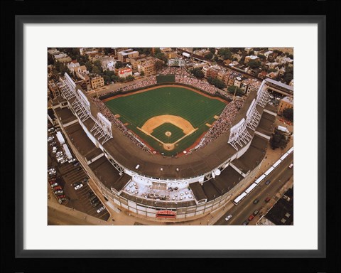 Framed Wrigley Field - Chicago Cubs Print