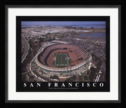Framed San Francisco - Pac Bell - 49er's Print