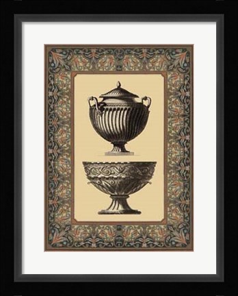 Framed Renaissance Urn I Print