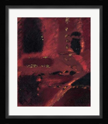 Framed Red Mirage I Print